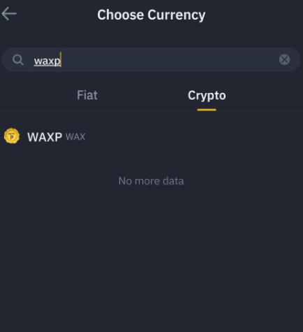 Binance Mobile App Choose Currency