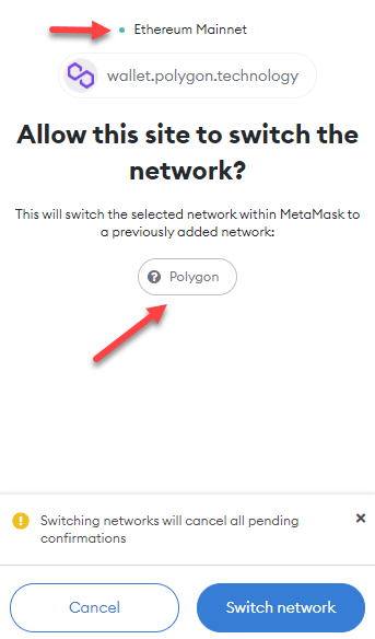 Polygon Switch Network