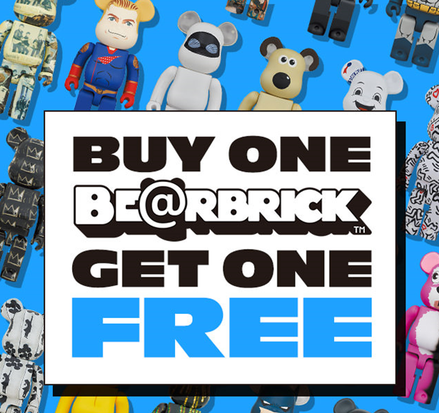 1000% Bearbrick Sale - Buy One Get One Free